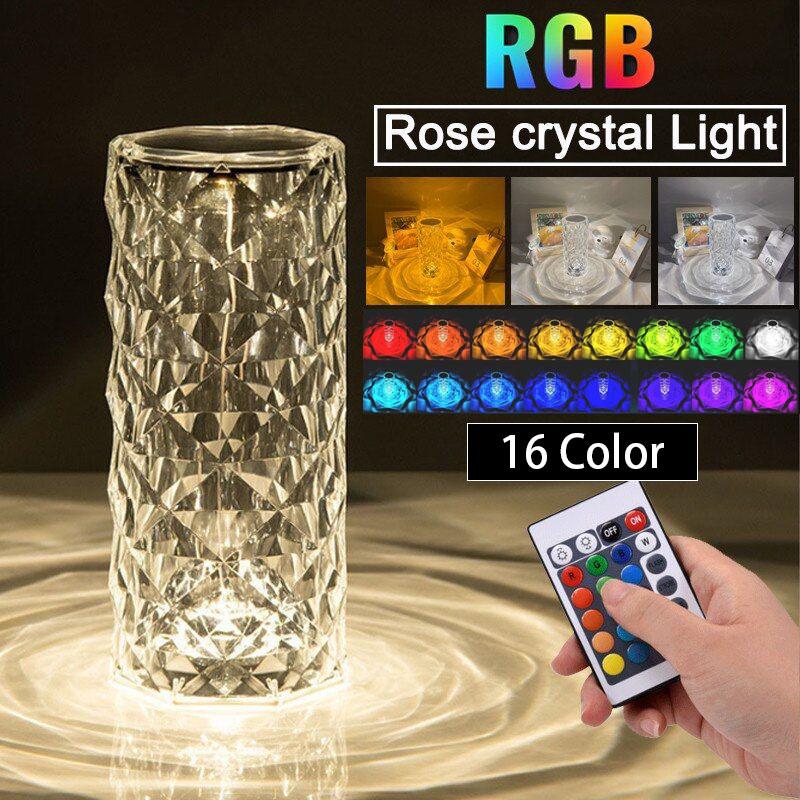 Rose Crystle lamp